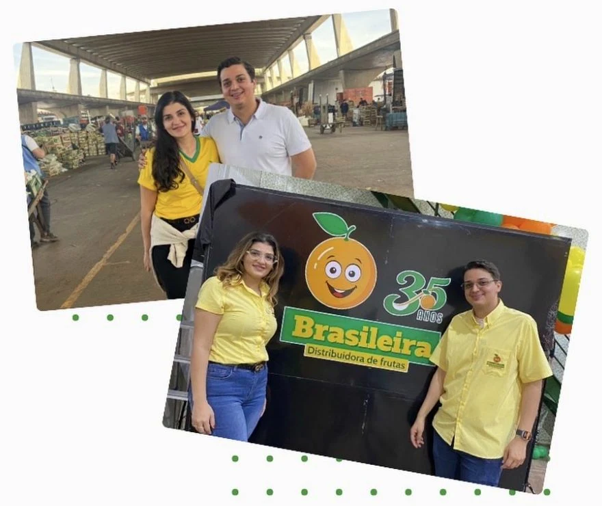 Equipe da Brasileira na comemoração dos 35 anos